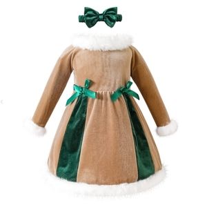Tan girl Holiday dress